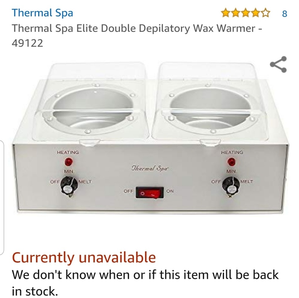 Double wax warmer